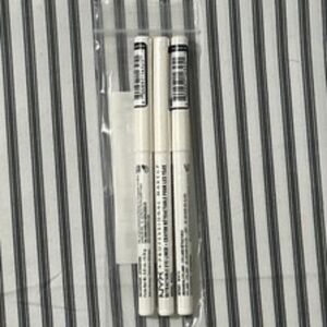 NYXWhite Eyeliner Pencils 3 Piece Bundle